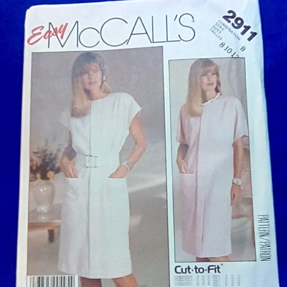 Vintage McCall's EASY Dress Size 8-10-12
